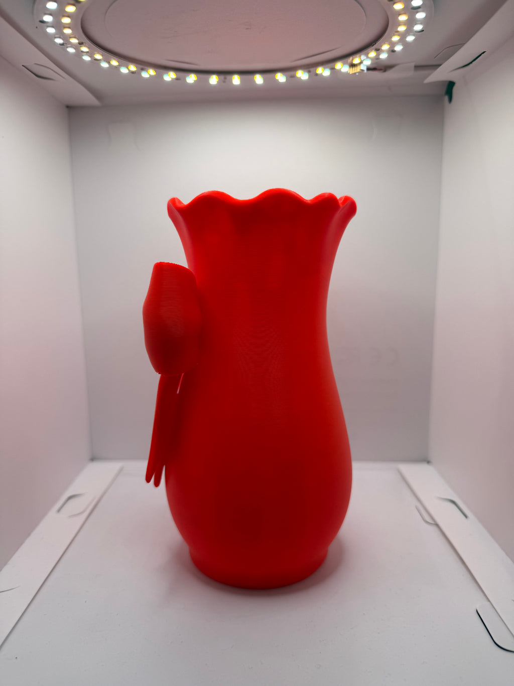 Kurdeleli Vazo - Fiyonklu Şık Masaüstü Ev Dekorasyonu