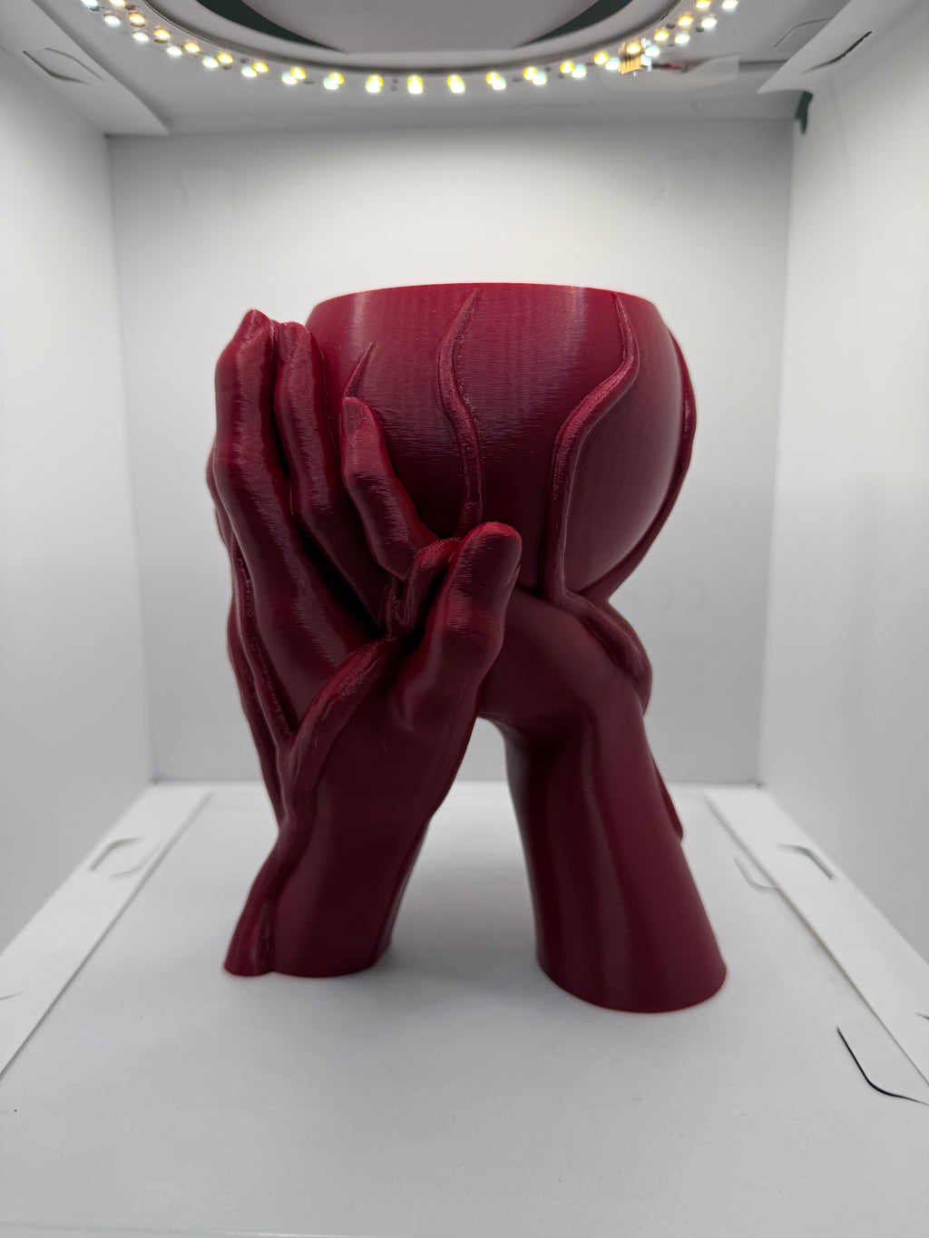 Dekoratif El Figürlü Saksı ve Kase - Sanatsal