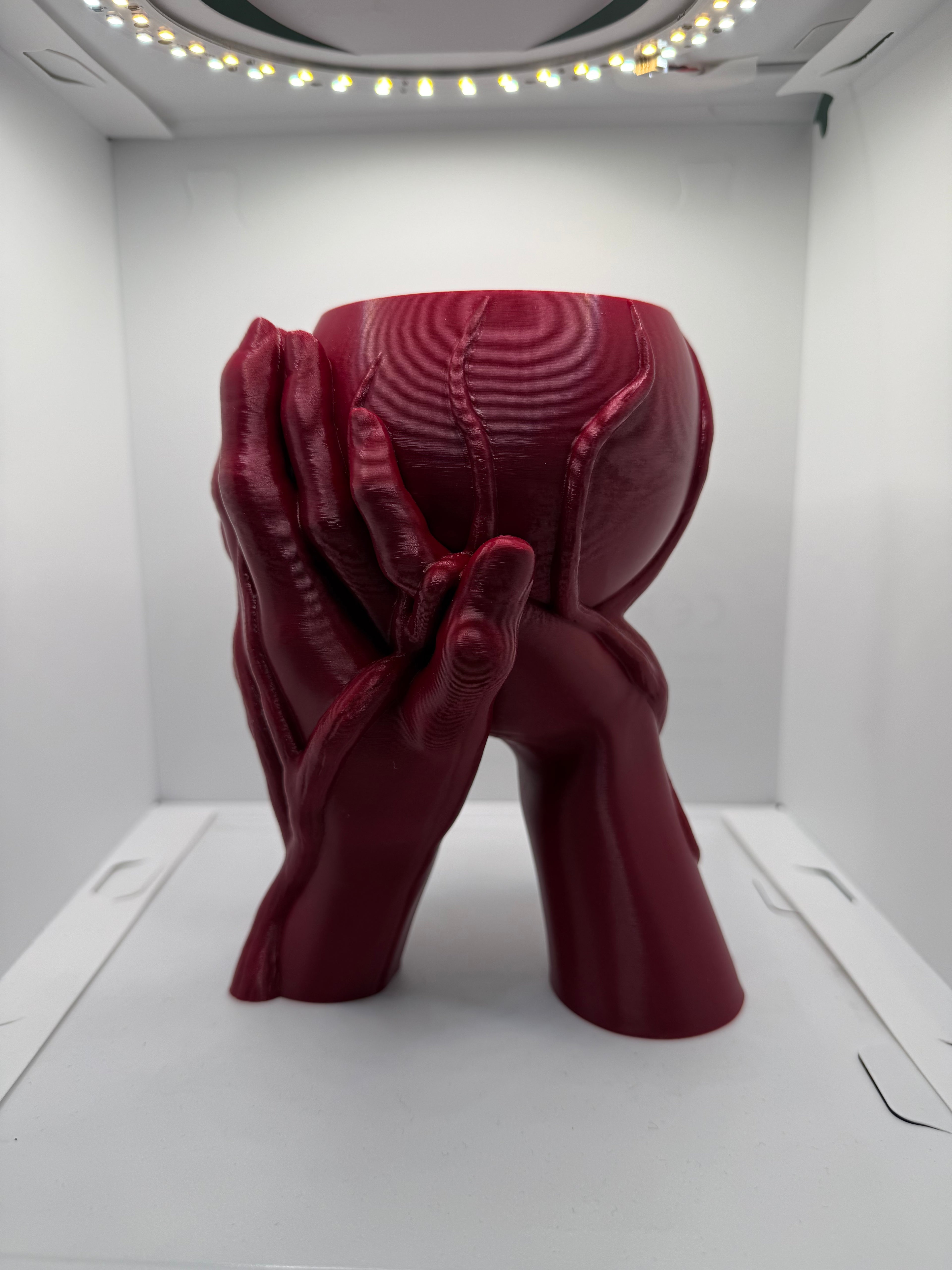 Dekoratif El Figürlü Saksı ve Kase - Sanatsal