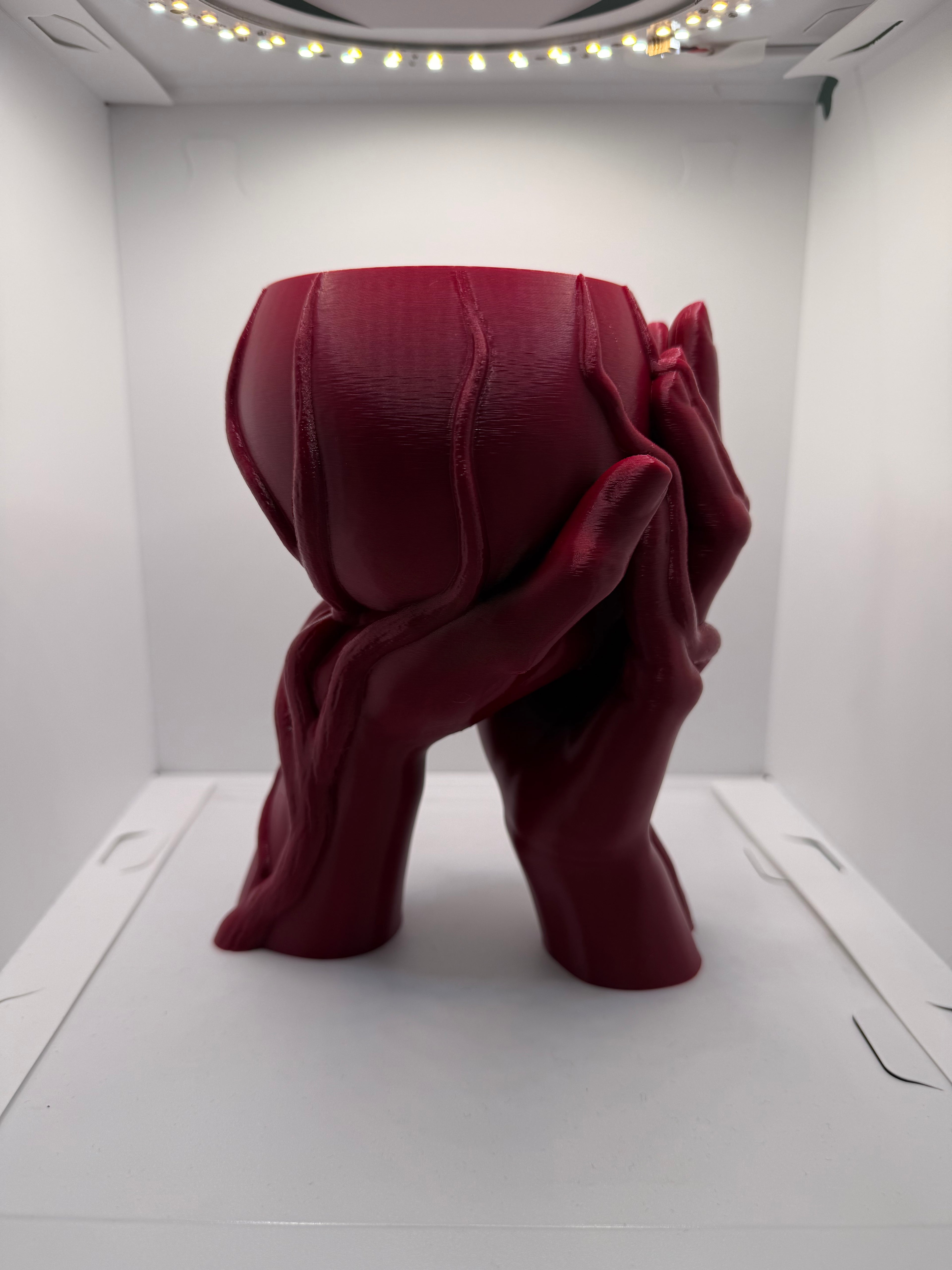 Dekoratif El Figürlü Saksı ve Kase - Sanatsal