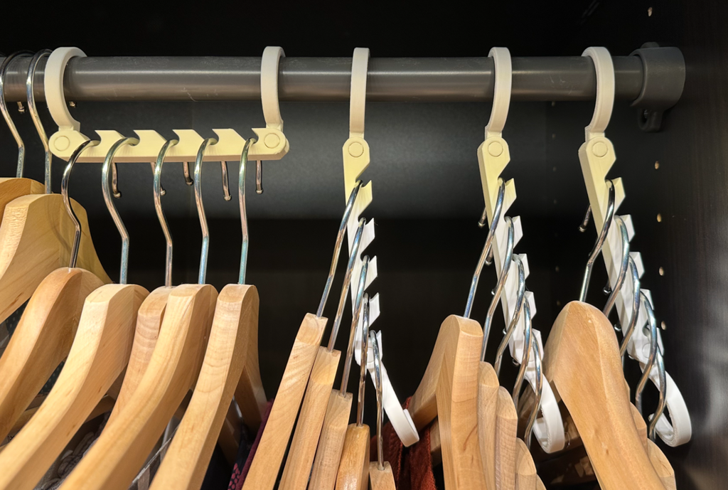 Askılık 3'li Set Gardırop Düzenleyici Dolap Içi Yer Tasarrufu Sağlayan Akıllı Kıyafet Askılığı