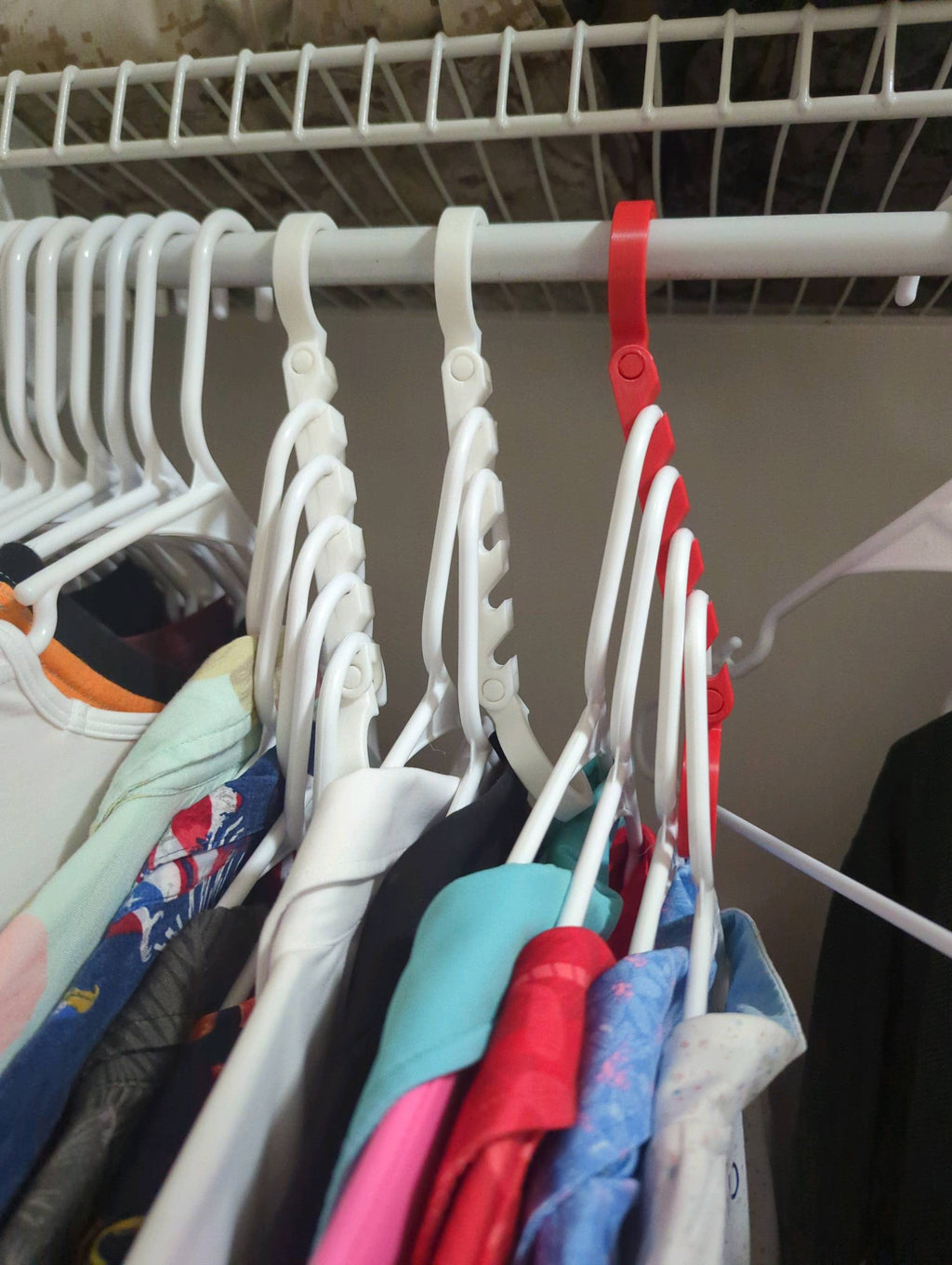 Askılık 3'li Set Gardırop Düzenleyici Dolap Içi Yer Tasarrufu Sağlayan Akıllı Kıyafet Askılığı