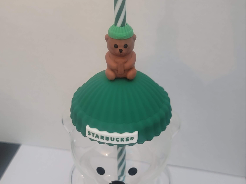 Starbucks Bearista Pipet Ucu Süsü (Straw Topper) | Ayıcıklı Bardak Aksesuarı