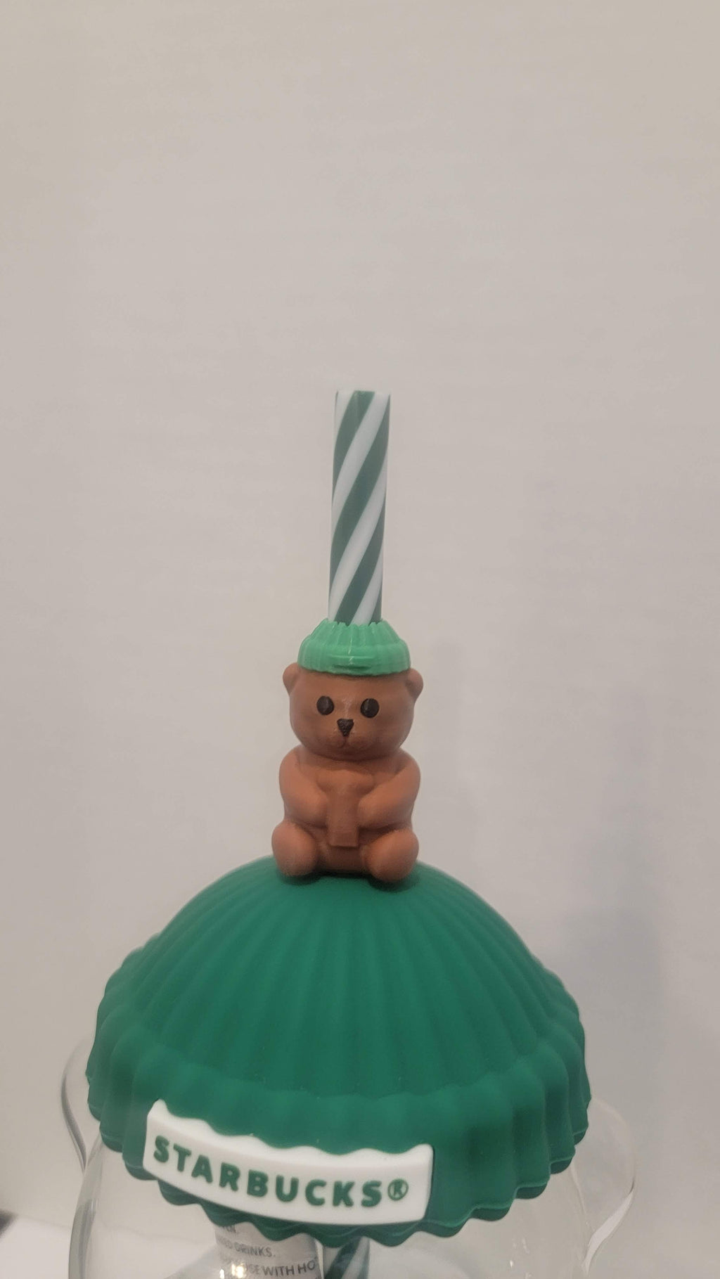 Starbucks Bearista Pipet Ucu Süsü (Straw Topper) | Ayıcıklı Bardak Aksesuarı