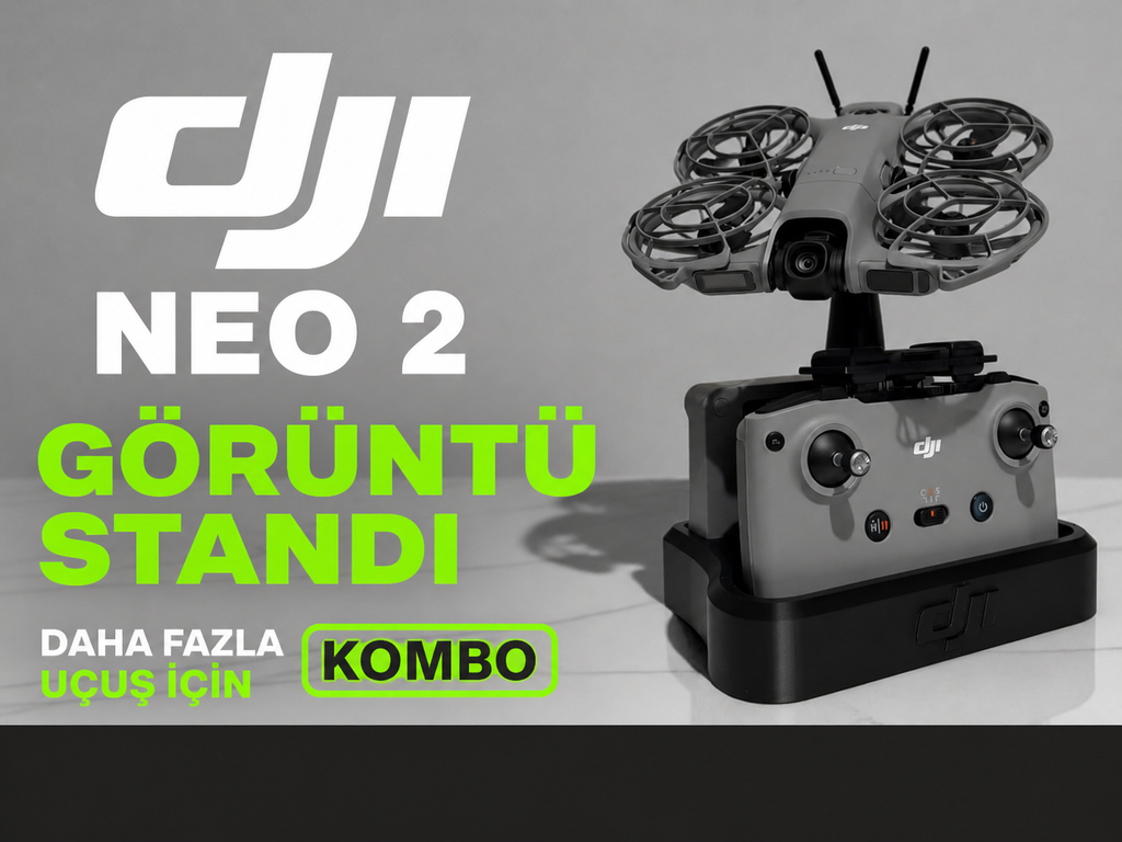 DJI Neo 2 Multi-Dock Standı - Drone, Kumanda ve Şarj İstasyonu Düzenleyici