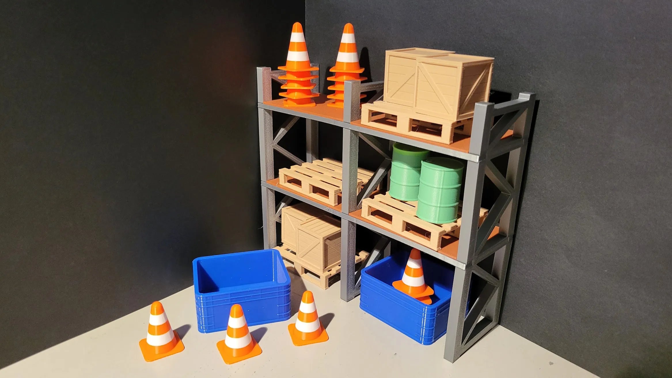 10 Adet Mini Trafik Konisi - 3 cm Ölçekli Hot Wheels ve Diorama Aksesuarı