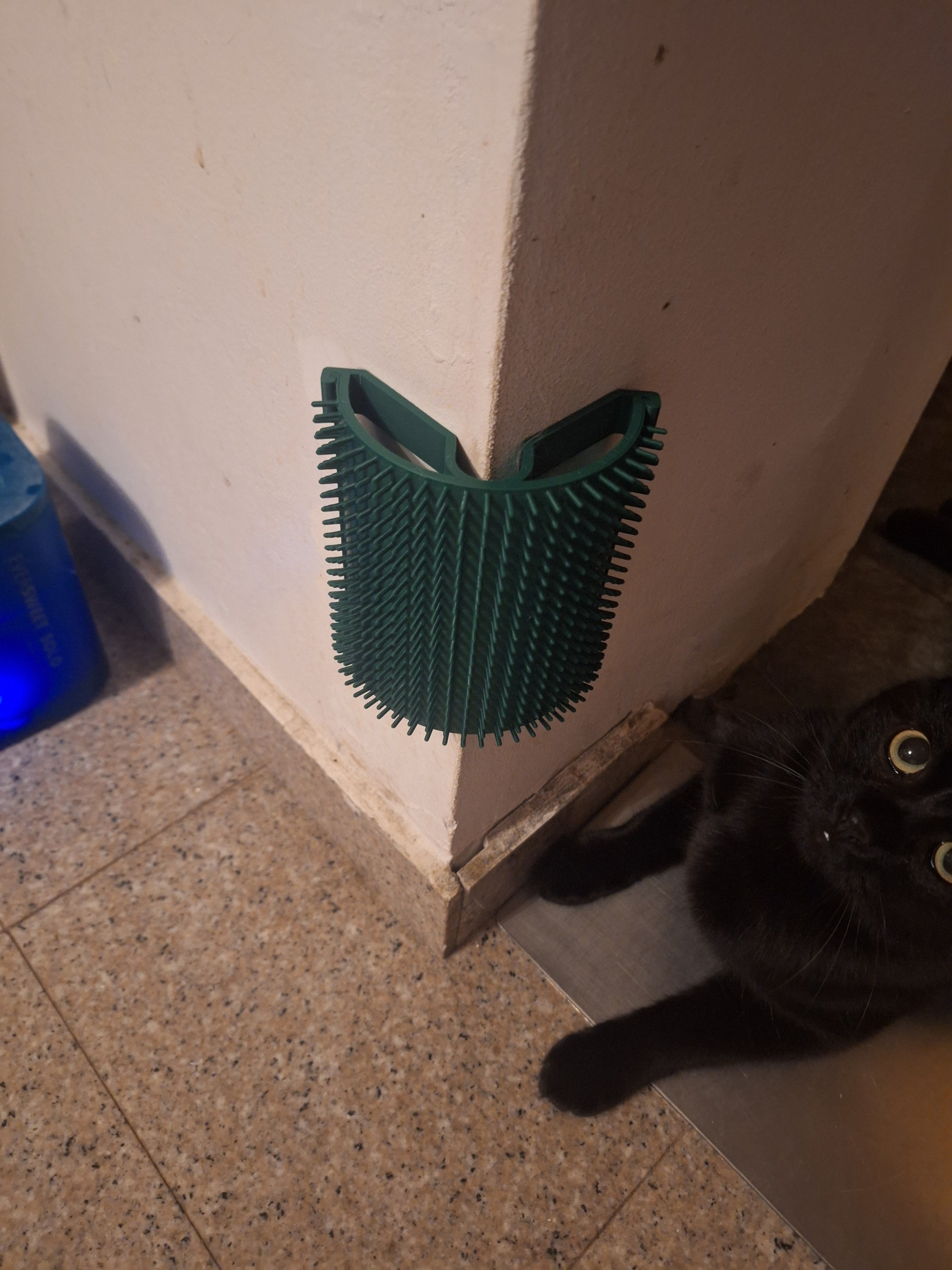 Kedi Köpek Köşe Kaşıyıcı ve Tüy Toplayıcı Tarak - Evcil Hayvan Masaj Aleti (Çift Taraflı Bant)