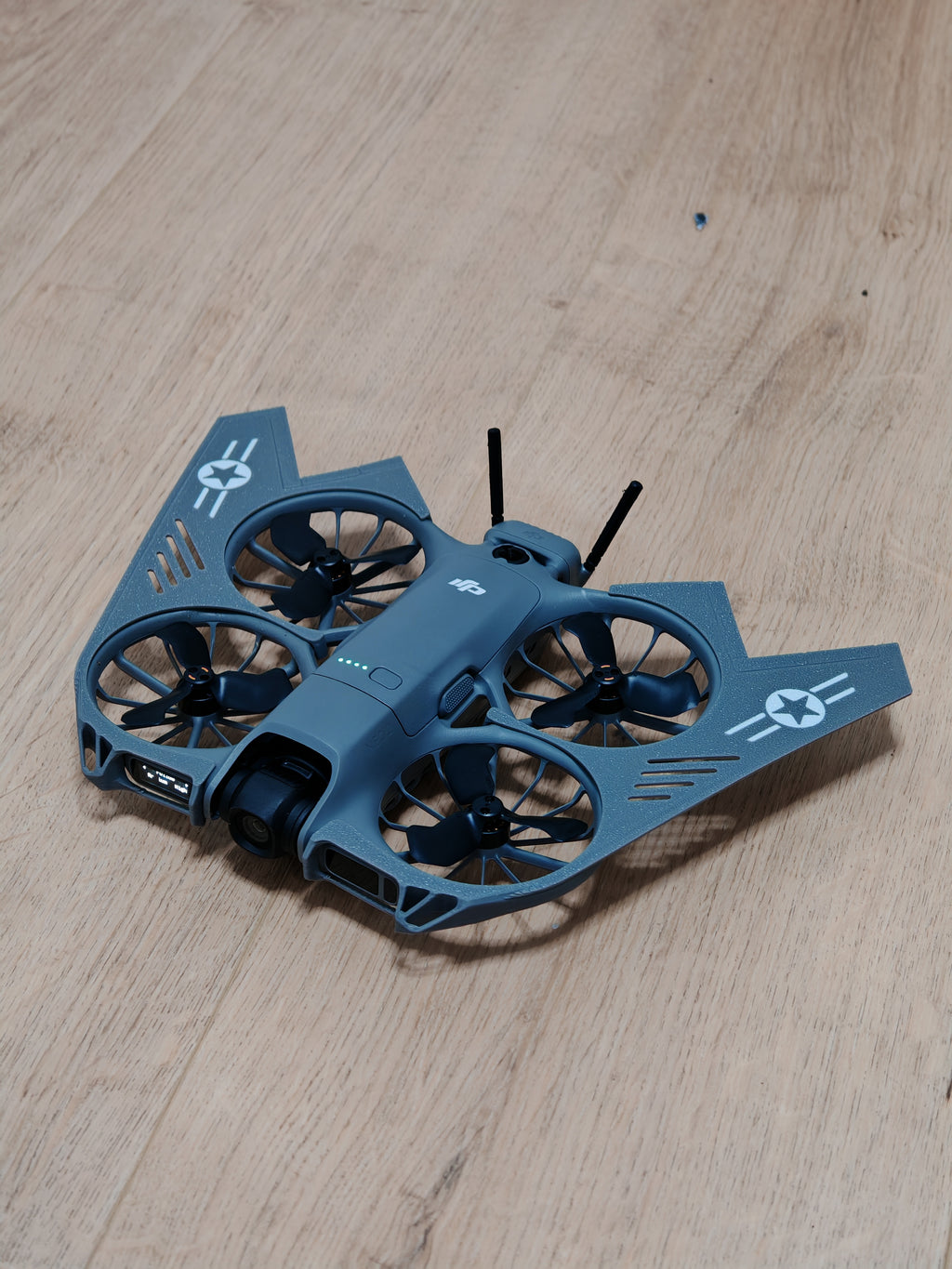 DJI Neo 2 Bomber Jet Wings - Jet Görünümlü Koruyucu Gövde Kiti (Hediyeli)