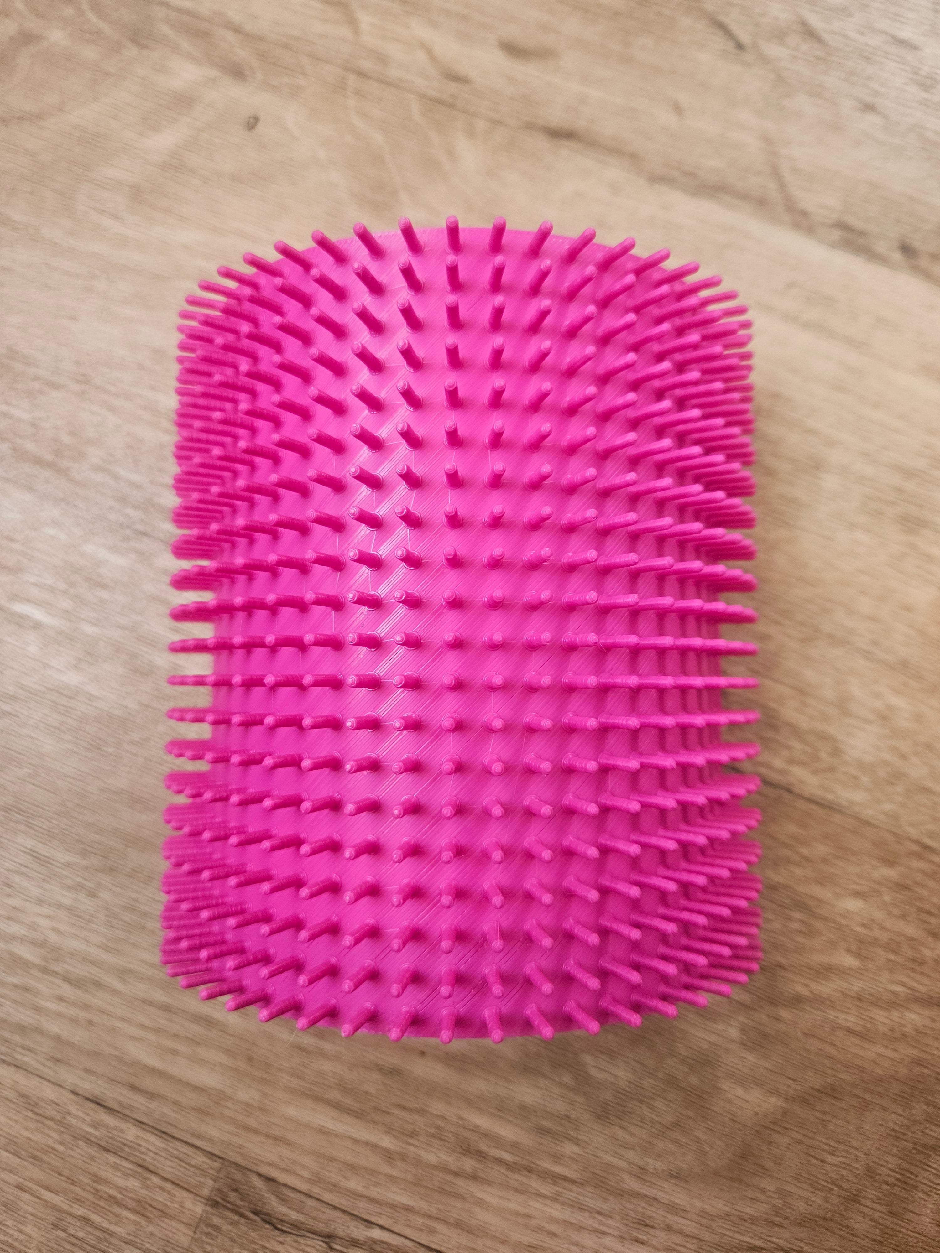 Kedi Köpek Köşe Kaşıyıcı ve Tüy Toplayıcı Tarak - Evcil Hayvan Masaj Aleti (Çift Taraflı Bant)