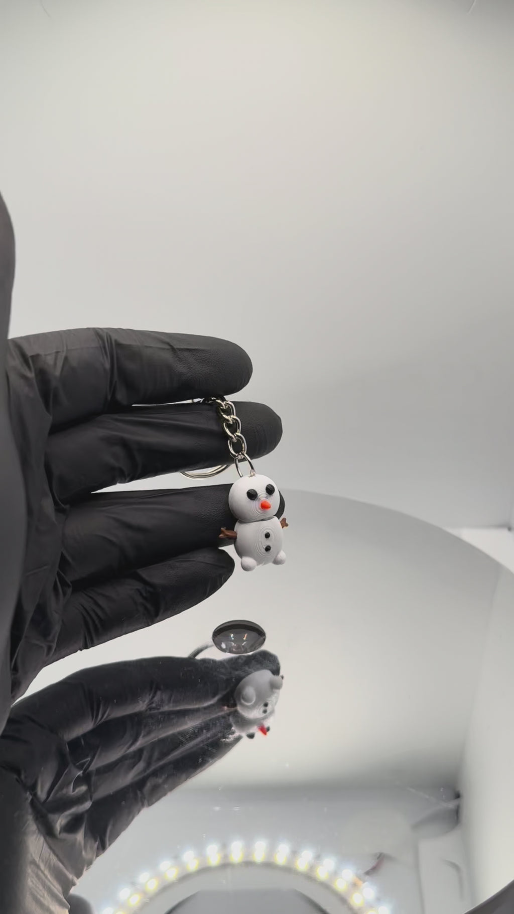 Kardan Adam (Snowman) Tasarım Anahtarlık