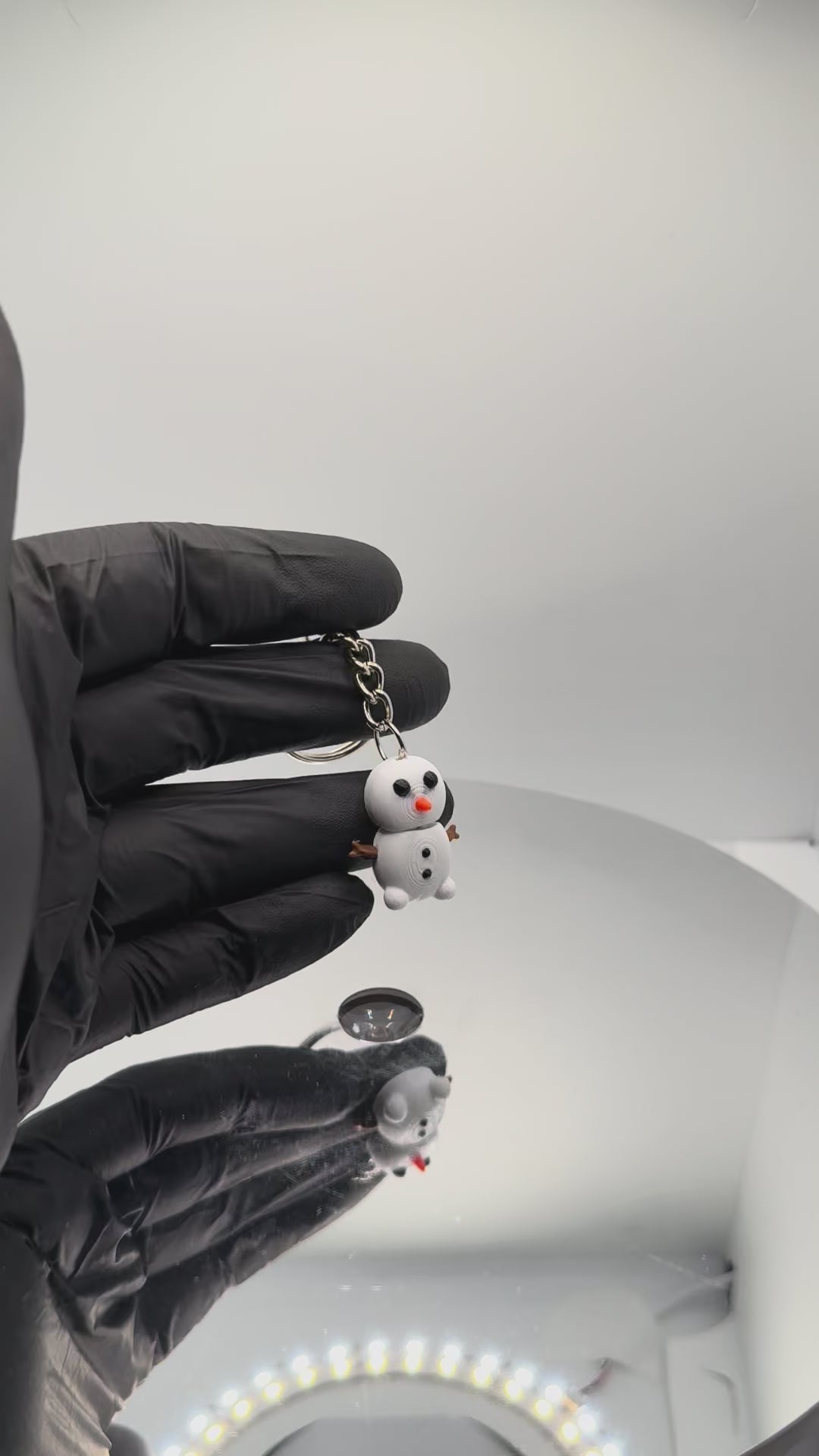 Kardan Adam (Snowman) Tasarım Anahtarlık