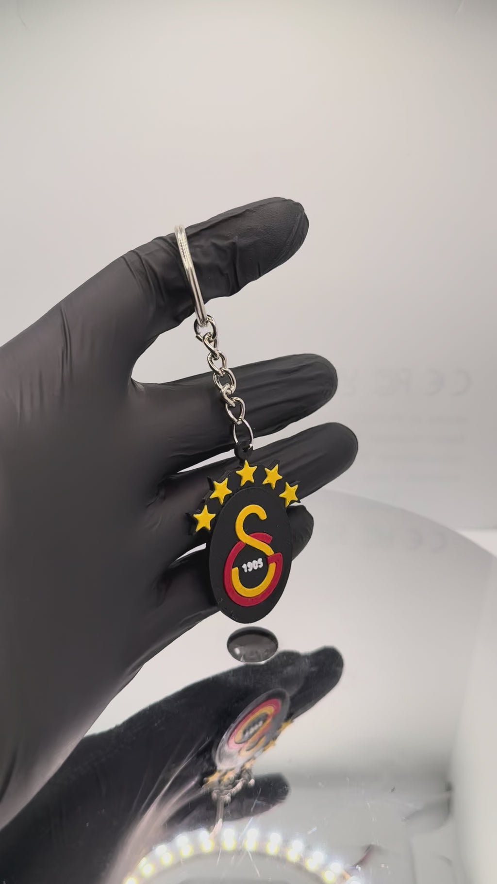 Galatasaray 1905 Logolu Anahtarlık -  5 Yıldızlı