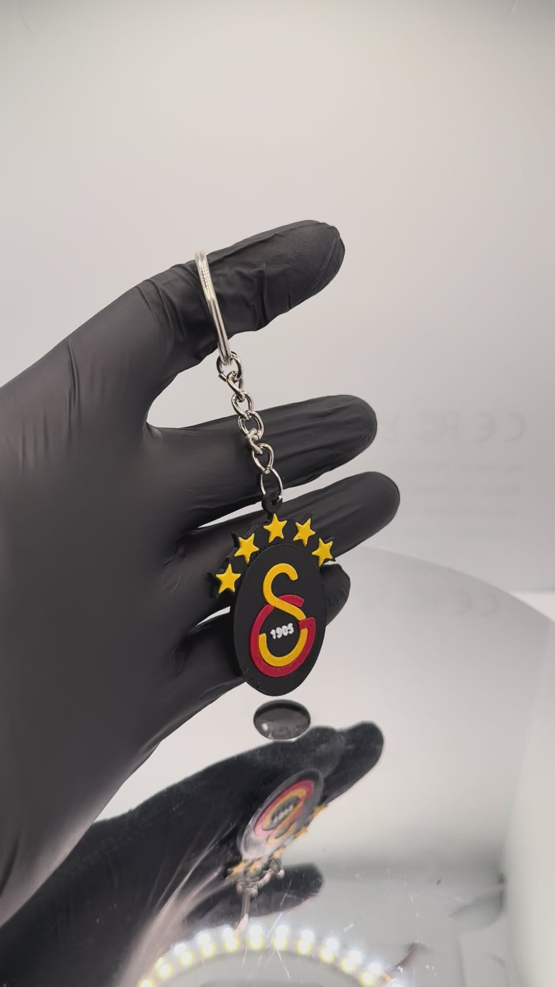 Galatasaray 1905 Logolu Anahtarlık -  5 Yıldızlı