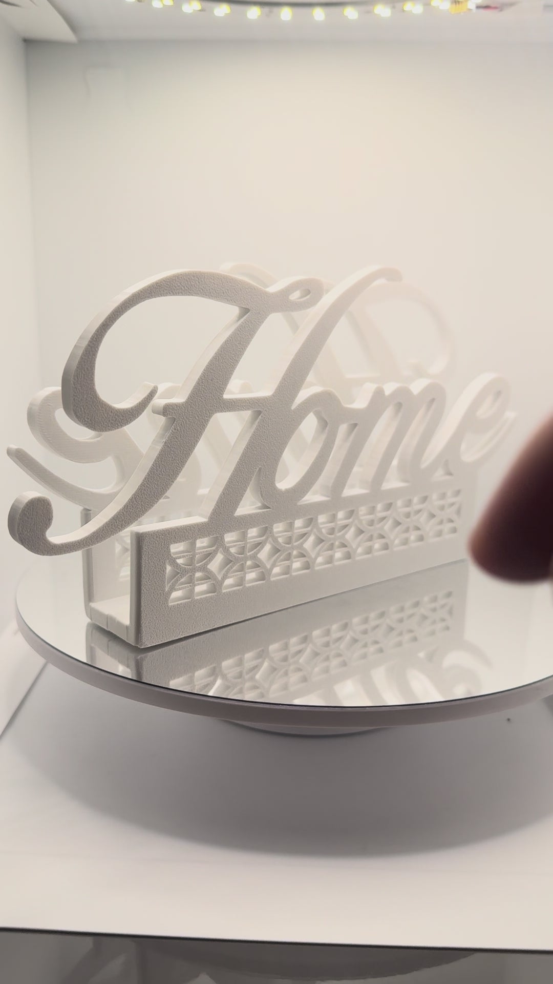 Home Yazılı Dekoratif Peçetelik - Modern Mutfak ve Masa Aksesuarı