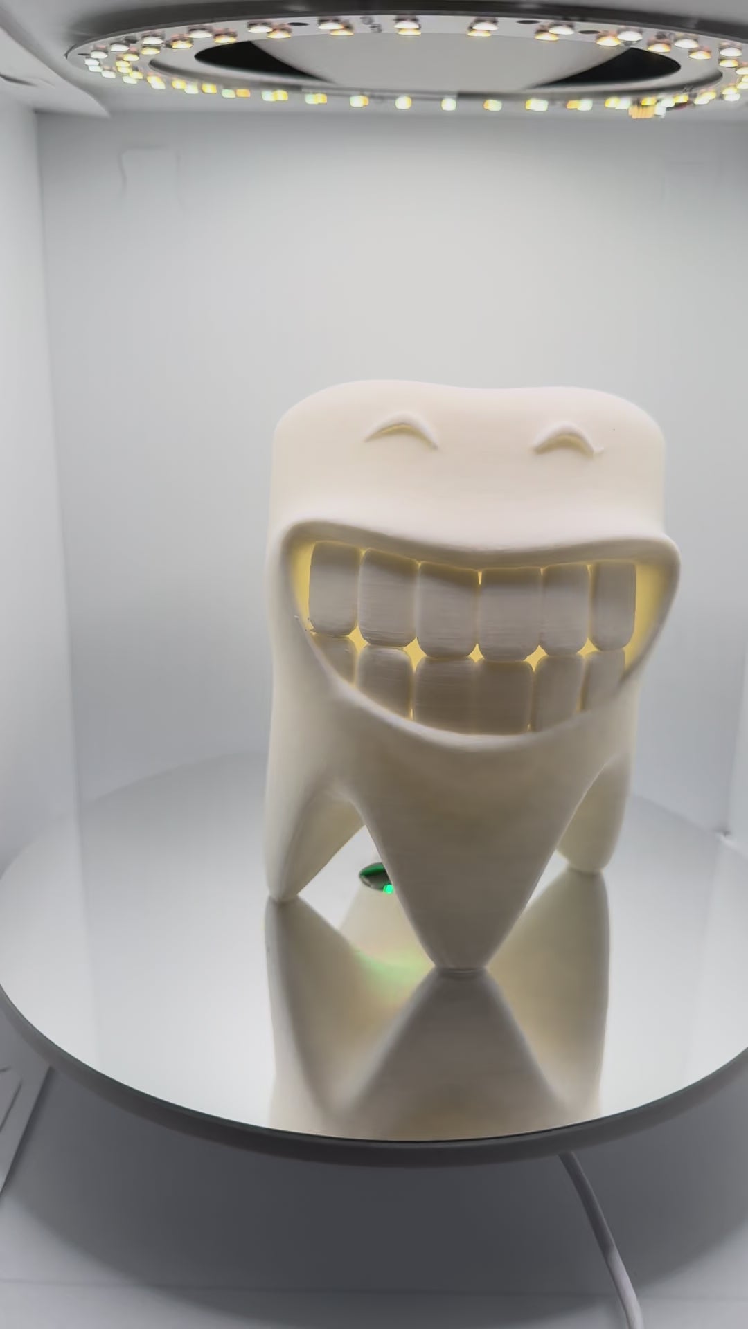 Gülümseyen Diş Figürlü Diş Fırçalık Banyo Aksesuarı