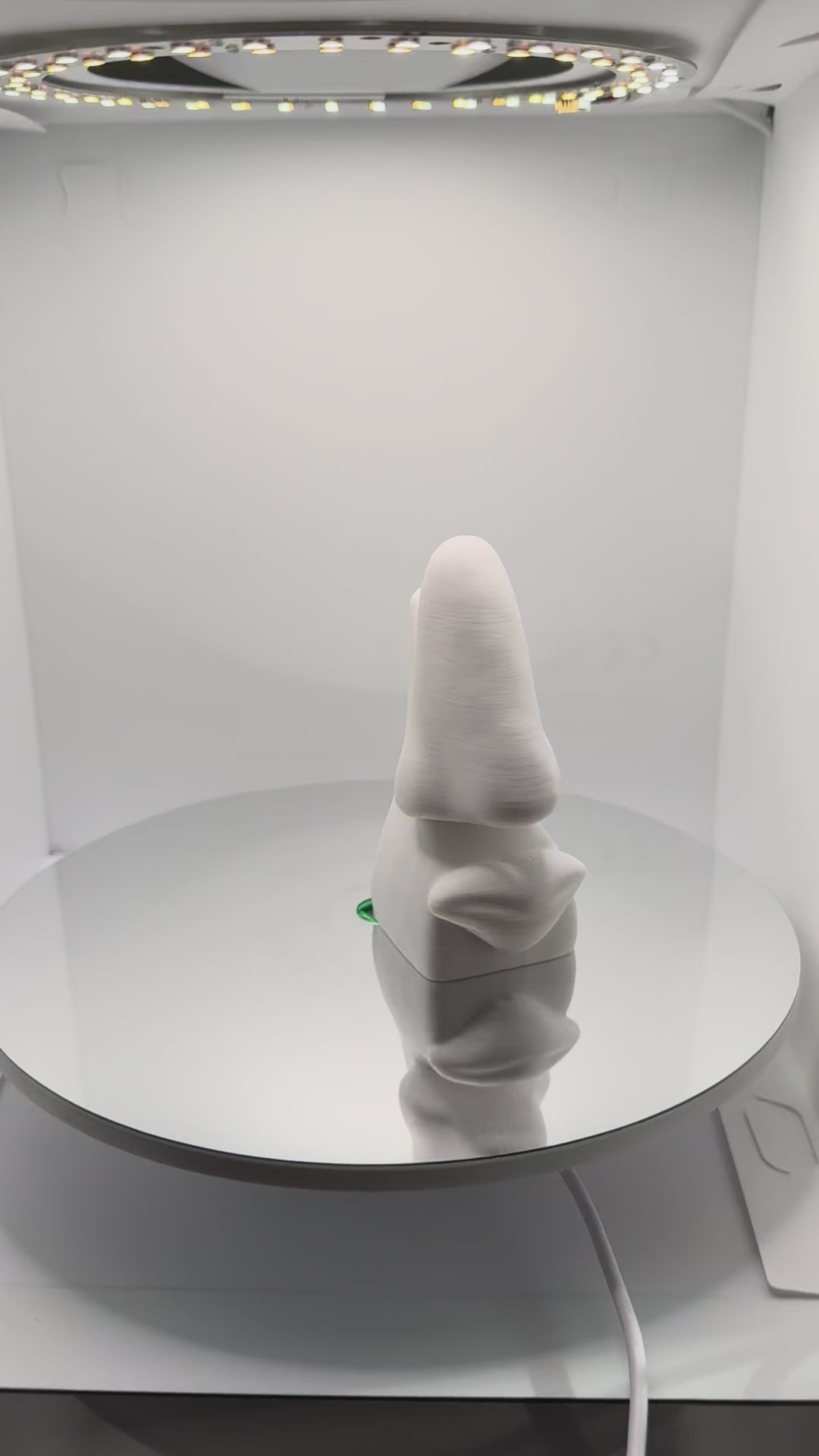 Modern Sanat Burun & Gözlük Standı | Dekoratif & Boyanabilir Heykel Obje