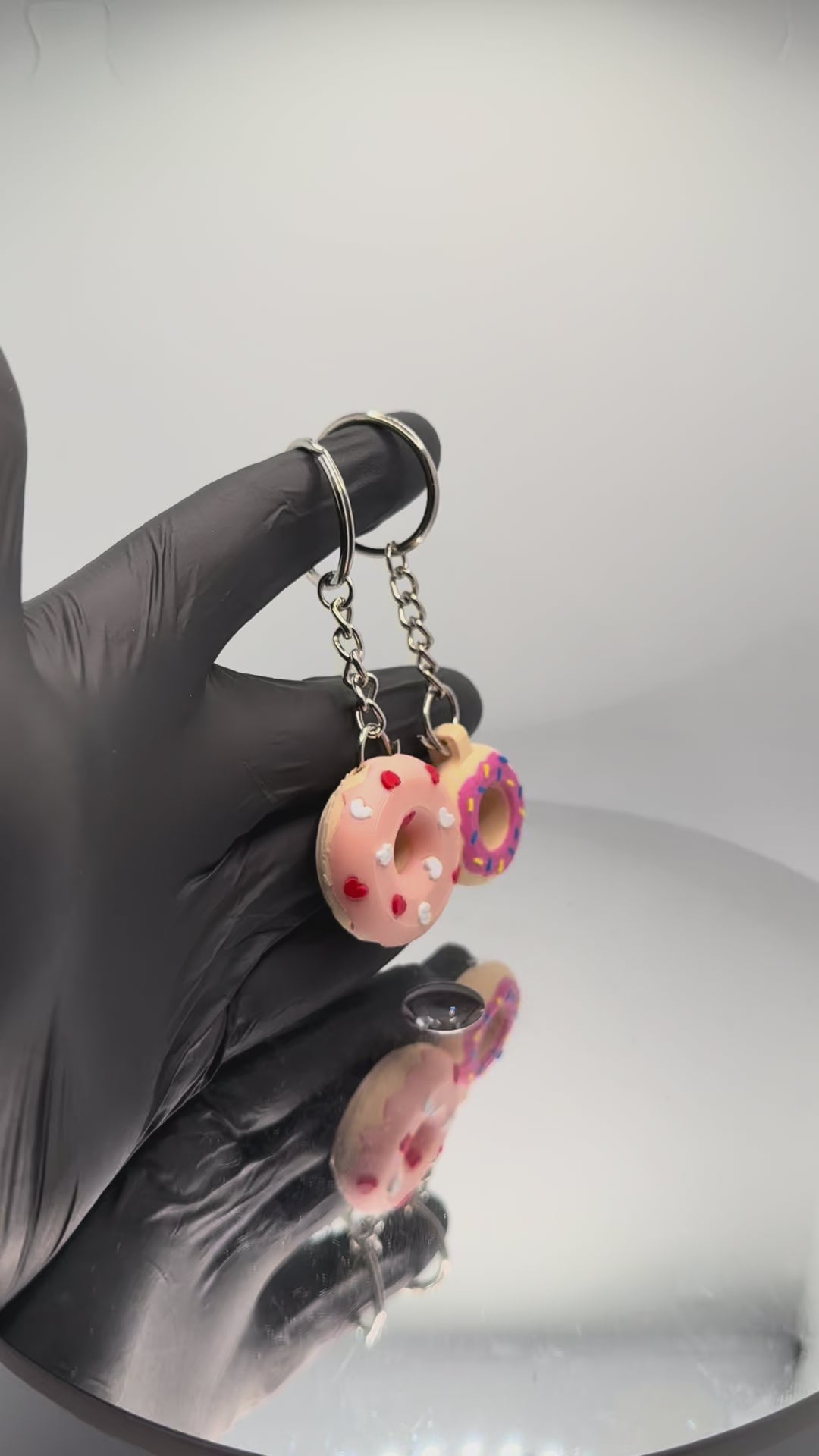 Tatlı Donut Anahtarlığı – Çanta ve Anahtar Süsü