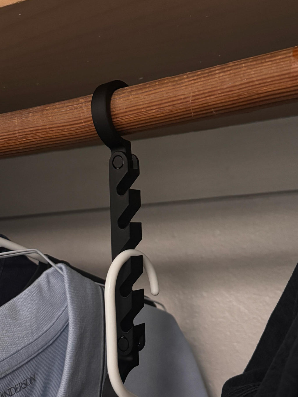 Askılık 3'li Set Gardırop Düzenleyici Dolap Içi Yer Tasarrufu Sağlayan Akıllı Kıyafet Askılığı