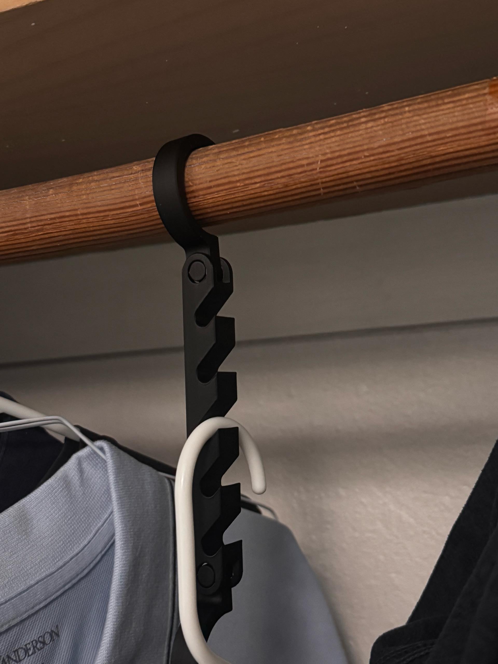 Askılık 3'li Set Gardırop Düzenleyici Dolap Içi Yer Tasarrufu Sağlayan Akıllı Kıyafet Askılığı