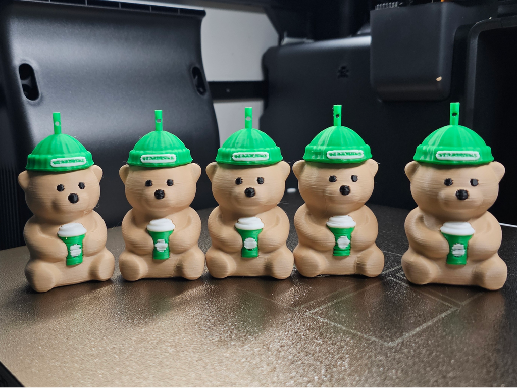 Starbucks Bearista Cup – Ayıcıklı Bardak | Dekoratif Biblo & Çanta Süsü